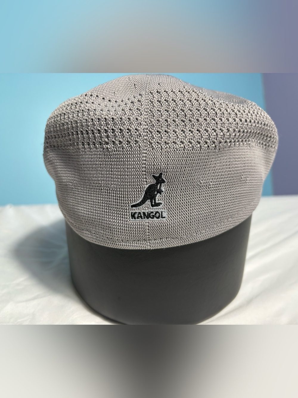 90s made in usa Kangol flat cap tropic ventair 504 gray size small